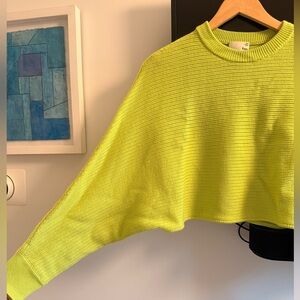 Wilfred Lime Knit Sweater